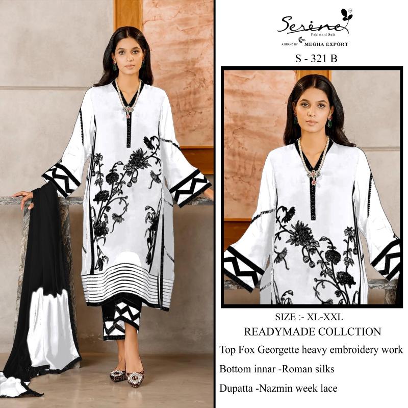 SERINE S 321 A-B Pakistani Suits Wholesale Catalog