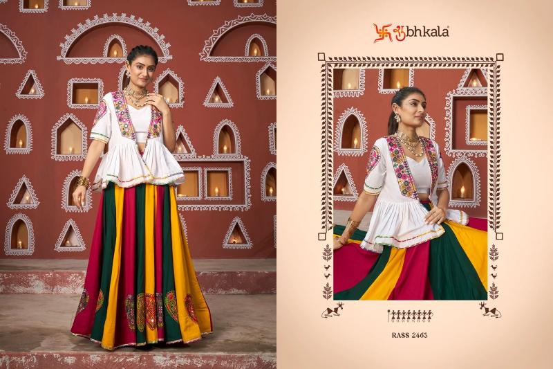 SHUBHKALA RAAS VOL 17 Festival Wear Jacket Style Chaniya Choli Wholesale Catalog