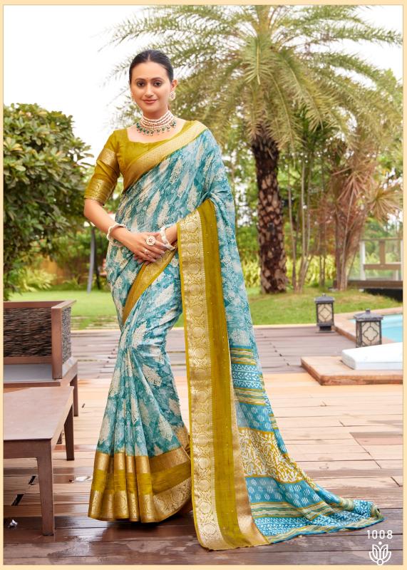 Sr Dela Soft Silk Printed Saree Wholesale Catalog