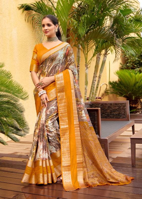 Sr Dela Soft Silk Printed Saree Wholesale Catalog