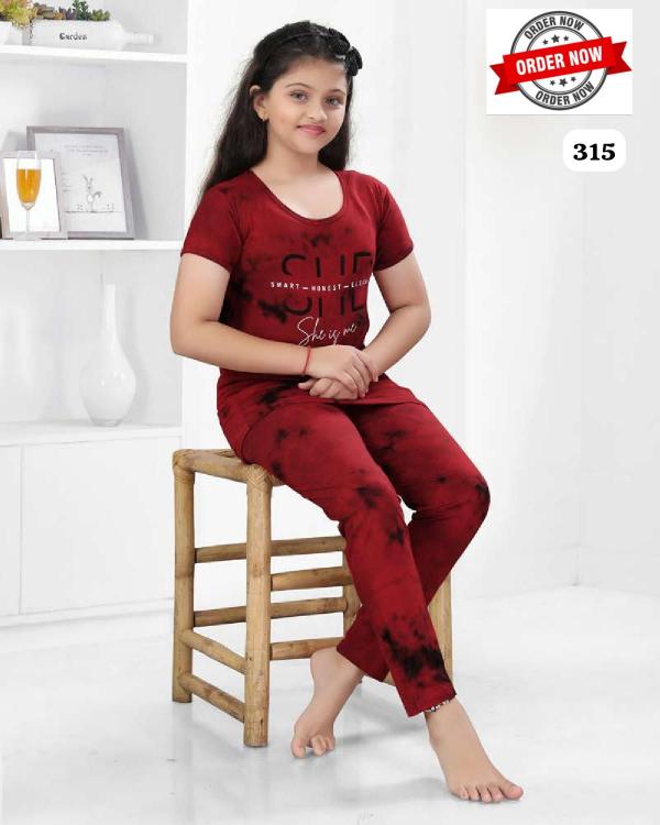 SUMMER SPECIAL KIDS VOL.KM-315 Night Suits Wholesale catalog