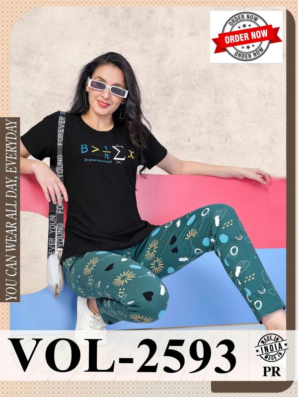 SUMMER SPECIAL VOL.DN-2593 Night Suits Wholesale catalog