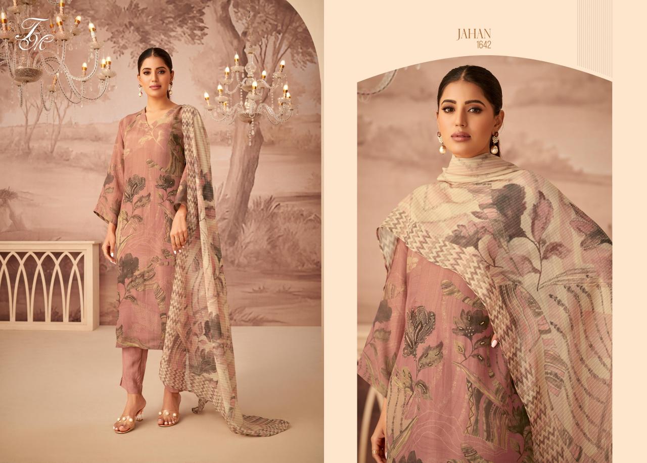 T&M JAHAN Digital Printed Salwar Kameez Wholesale Catalog
