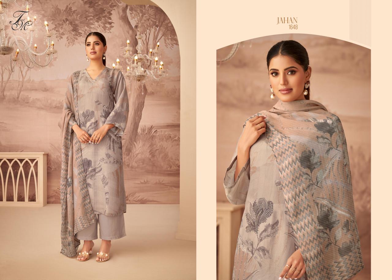 T&M JAHAN Digital Printed Salwar Kameez Wholesale Catalog