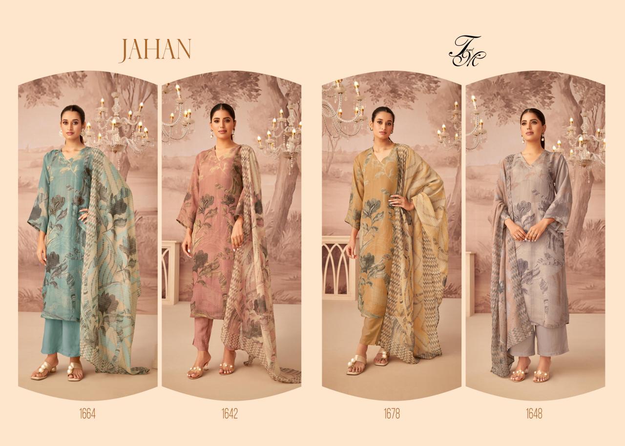 T&M JAHAN Digital Printed Salwar Kameez Wholesale Catalog