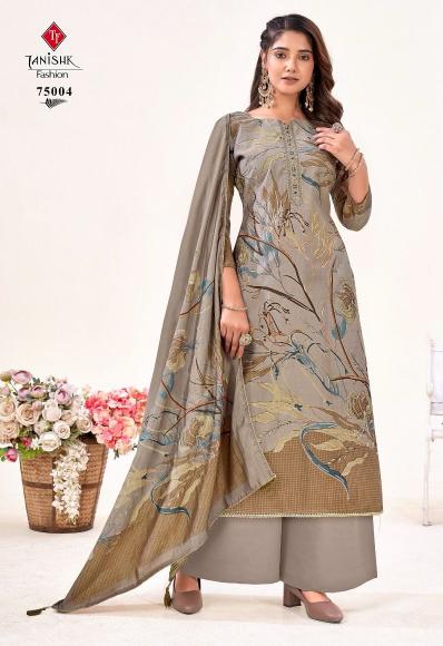 TANISHK IKRAT Muslin Print Salwar Kameez Wholesale Catalog  