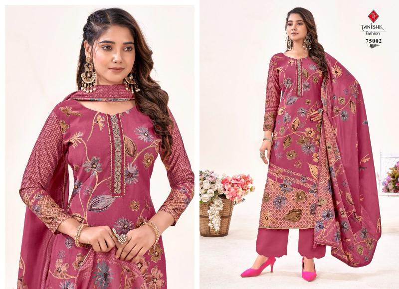 TANISHK IKRAT Muslin Print Salwar Kameez Wholesale Catalog  