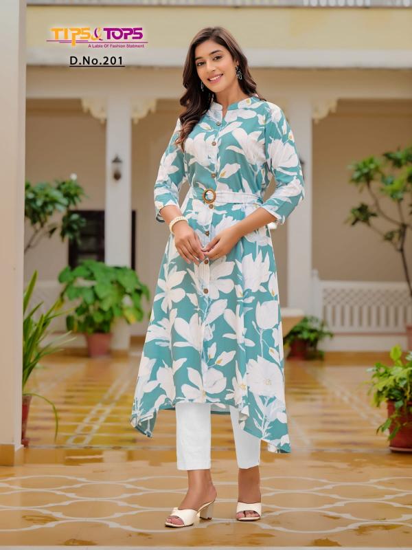 Tips & Tops Grassy Vol 2 Rayon Printed Kurti Wholesale Catalog