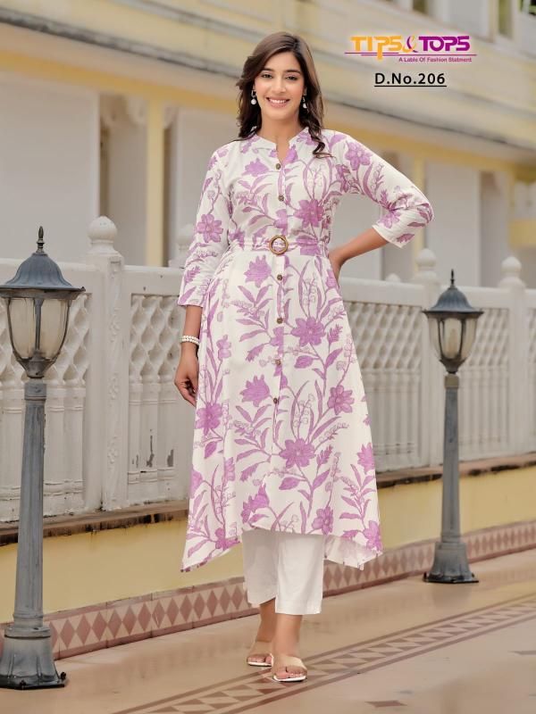 Tips & Tops Grassy Vol 2 Rayon Printed Kurti Wholesale Catalog