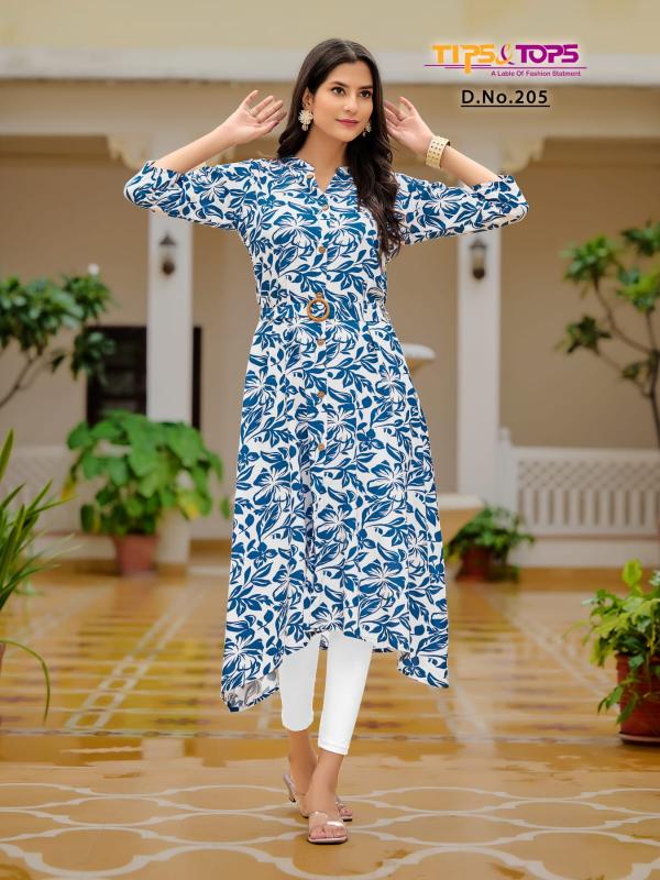 Tips & Tops Grassy Vol 2 Rayon Printed Kurti Wholesale Catalog