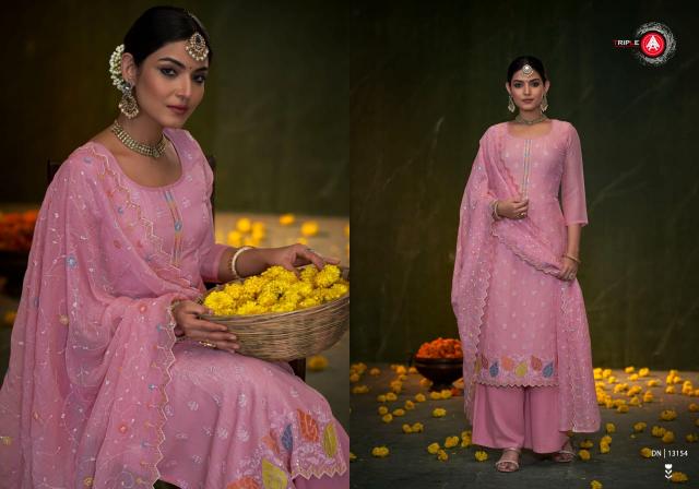 Triple Aaa Eema Fancy Dress Material Wholesale Catalog