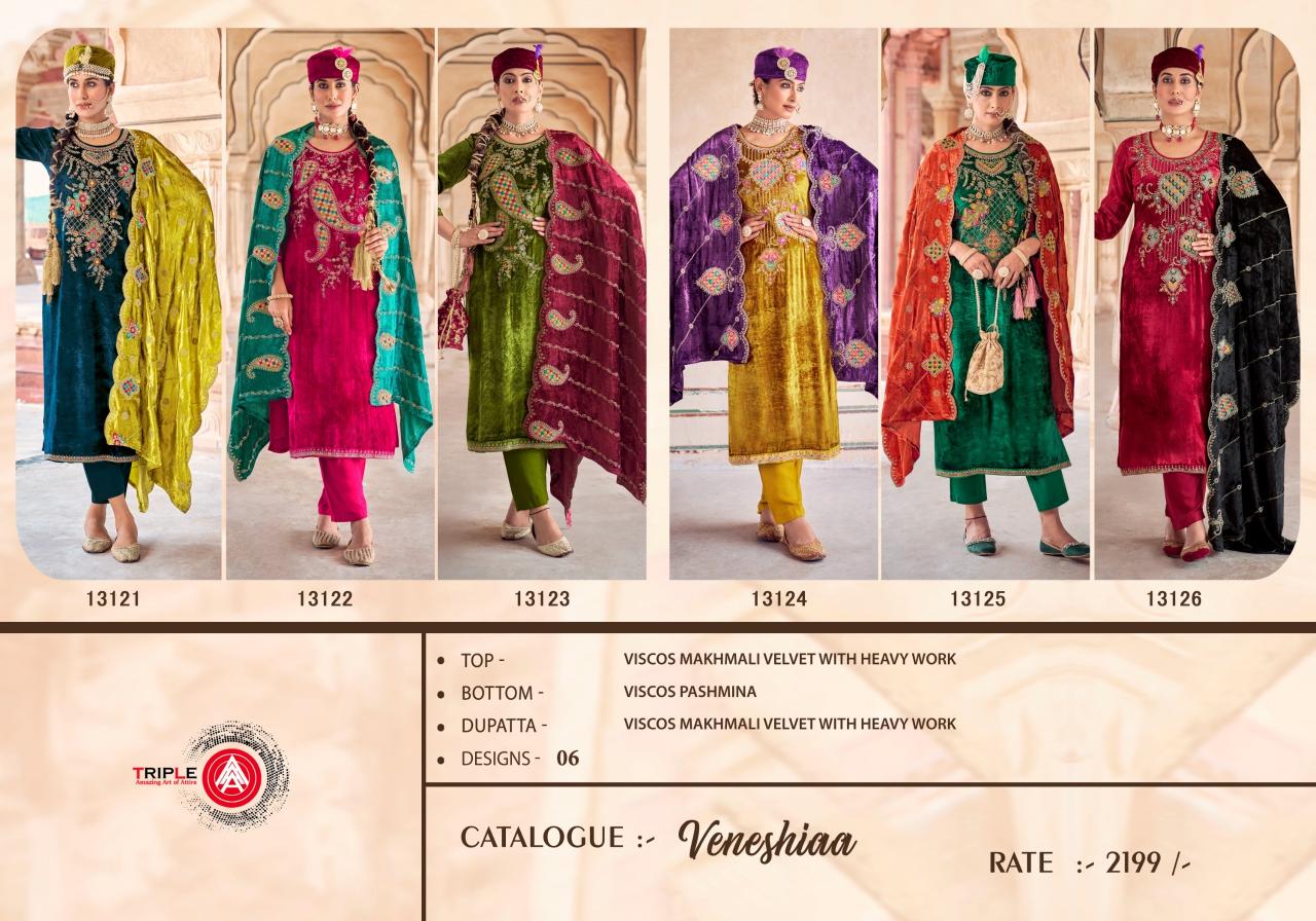 Triple Aaa VENESHIAA dress material wholesale Catalog