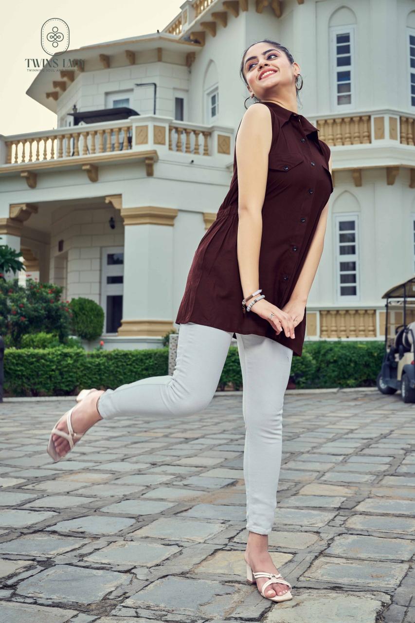 Twins Lady Tunic D. SW173 Kurti Top Wholesale Catalog