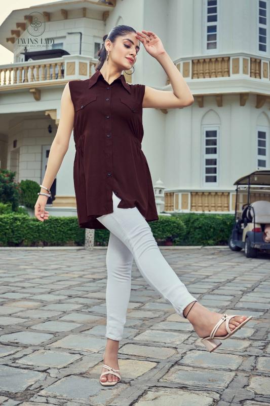 Twins Lady Tunic D. SW173 Kurti Top Wholesale Catalog