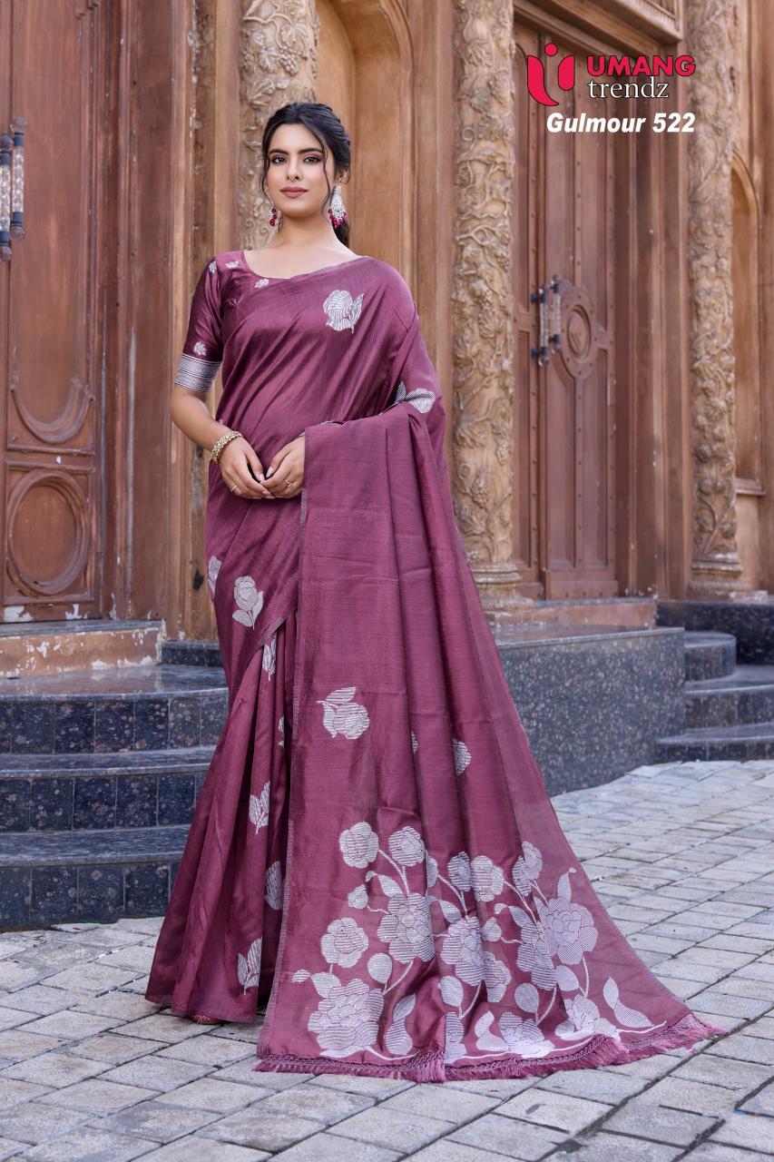 Umang Gulmour 523 Cotton Doriya Fancy Saree Wholesale Catalog