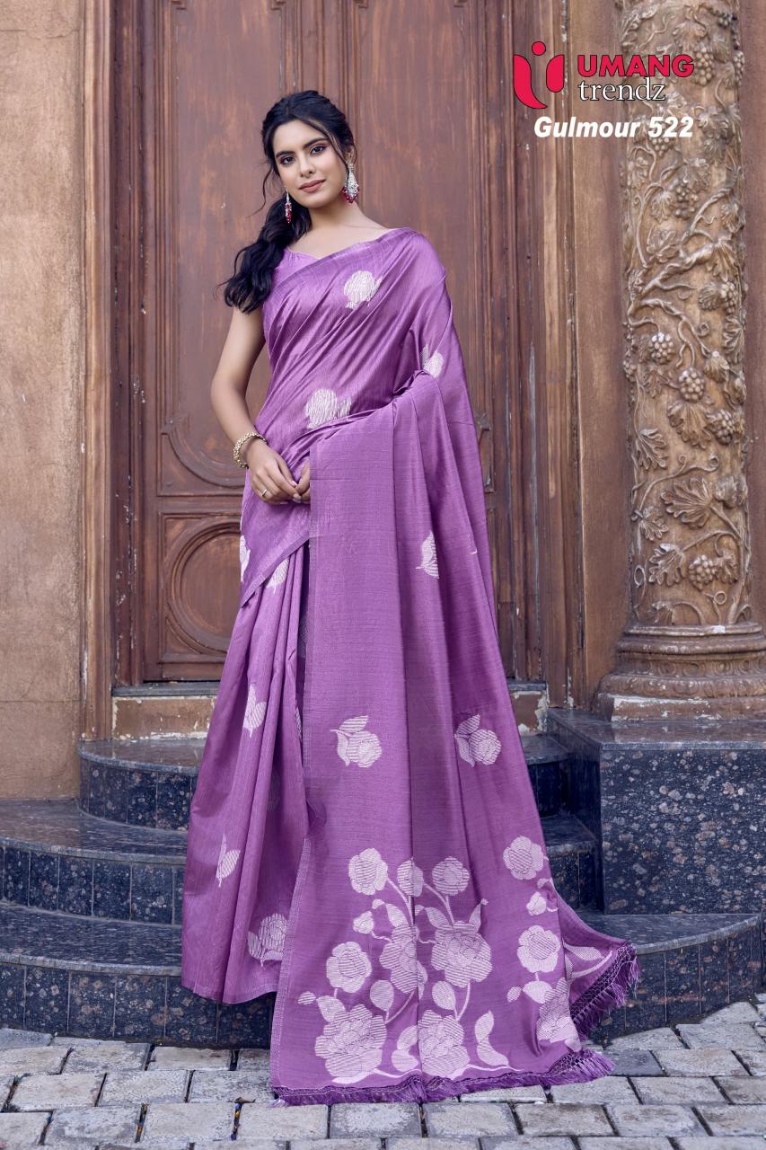 Umang Gulmour 523 Cotton Doriya Fancy Saree Wholesale Catalog