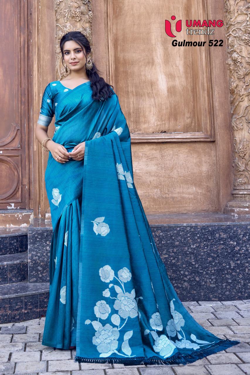 Umang Gulmour 523 Cotton Doriya Fancy Saree Wholesale Catalog