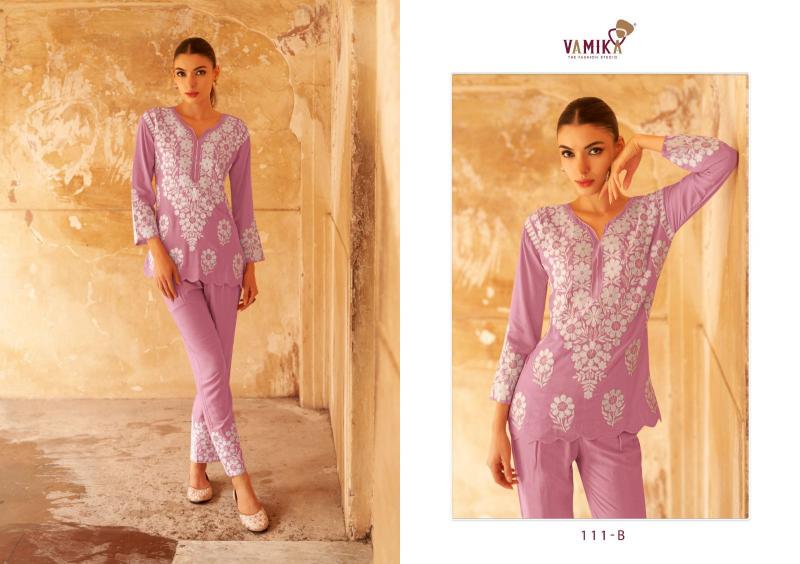 Vamika Veronica Vol 2 (D.NO.111A To 111E) Co-ord Set Wholesale catalog