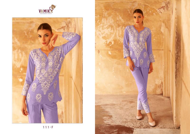 Vamika Veronica Vol 2 (D.NO.111A To 111E) Co-ord Set Wholesale catalog