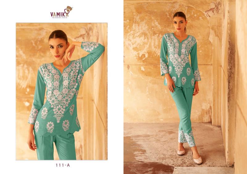 Vamika Veronica Vol 2 (D.NO.111A To 111E) Co-ord Set Wholesale catalog
