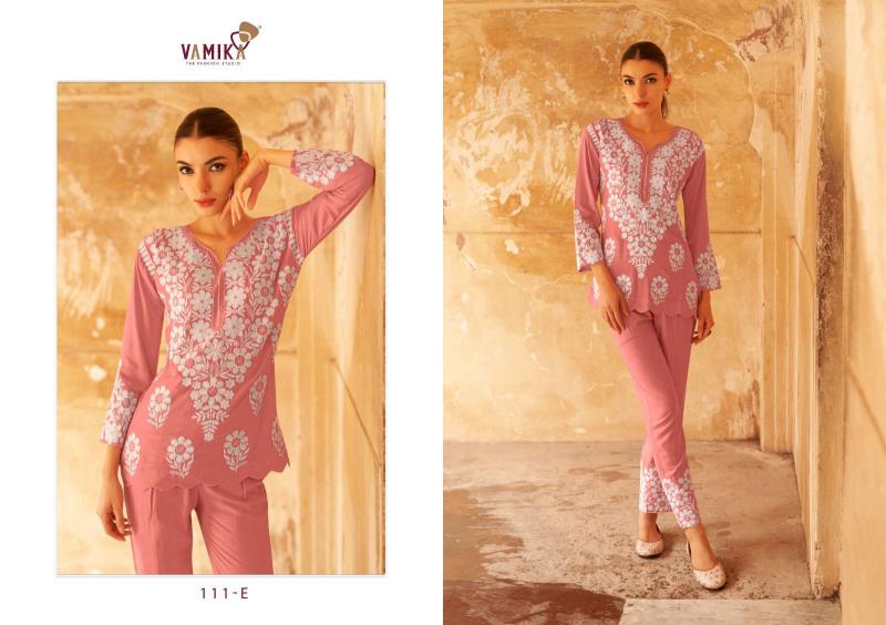 Vamika Veronica Vol 2 (D.NO.111A To 111E) Co-ord Set Wholesale catalog