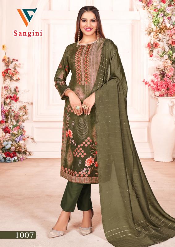 Vandana C Sangini Vol 1 Digital Printed Dress Material Wholesale Catalog