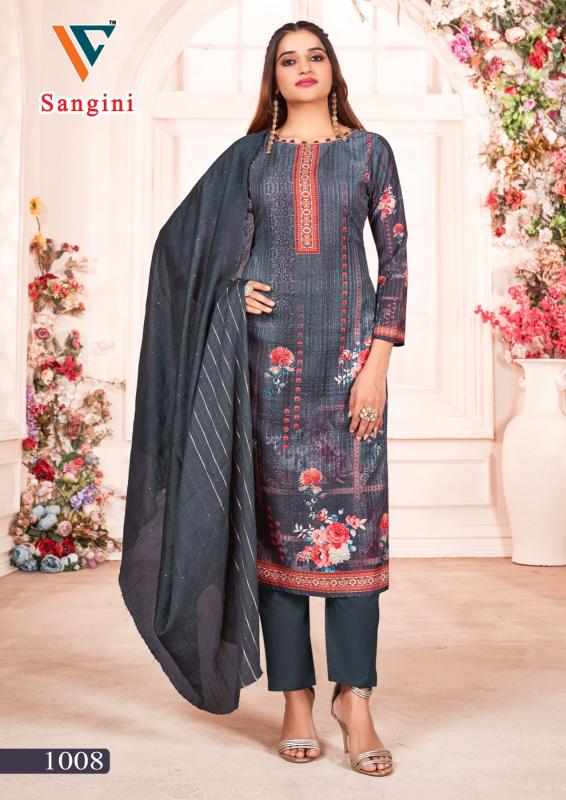 Vandana C Sangini Vol 1 Digital Printed Dress Material Wholesale Catalog