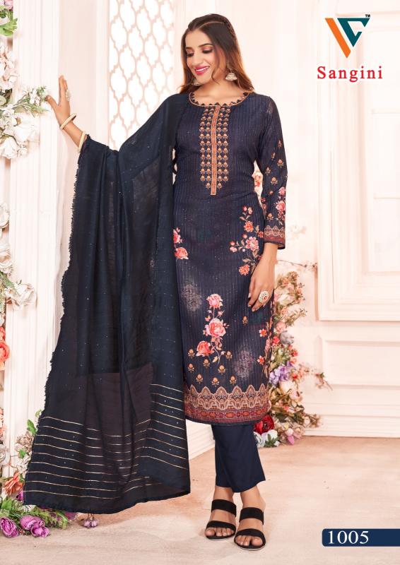 Vandana C Sangini Vol 1 Digital Printed Dress Material Wholesale Catalog
