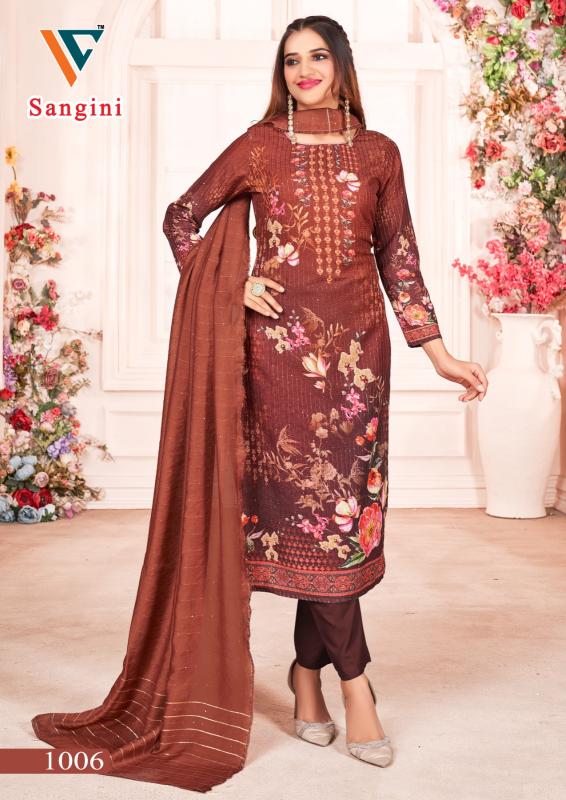 Vandana C Sangini Vol 1 Digital Printed Dress Material Wholesale Catalog