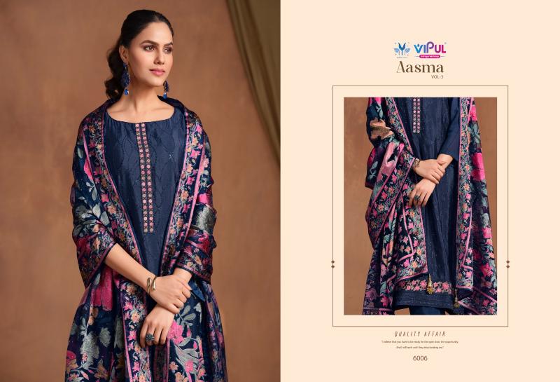 Vipul Aasma Vol 3 Salwar Kameez Wholesale Catalog