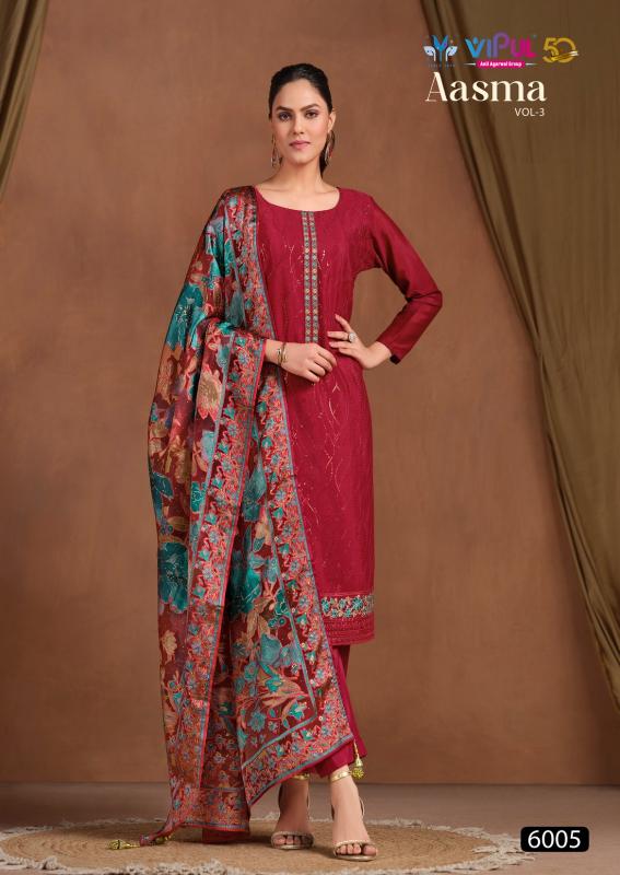 Vipul Aasma Vol 3 Salwar Kameez Wholesale Catalog