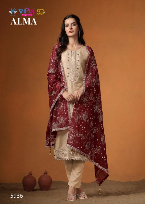 VIPUL Alma Dress Material Wholesale Catalog