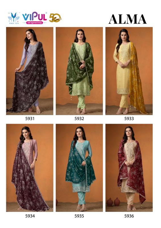 VIPUL Alma Dress Material Wholesale Catalog