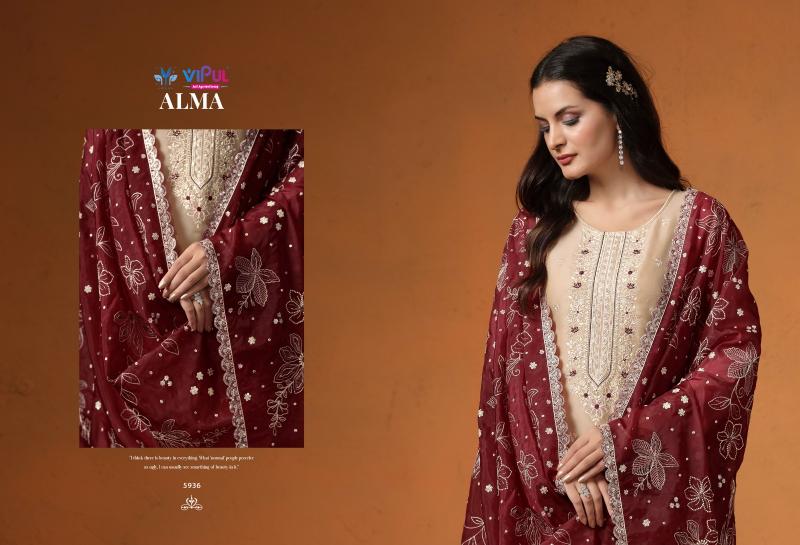 VIPUL Alma Dress Material Wholesale Catalog
