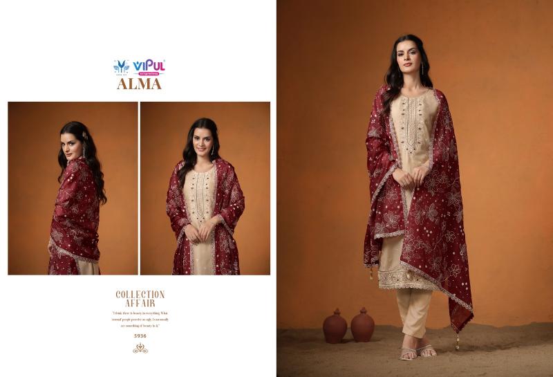 VIPUL Alma Dress Material Wholesale Catalog
