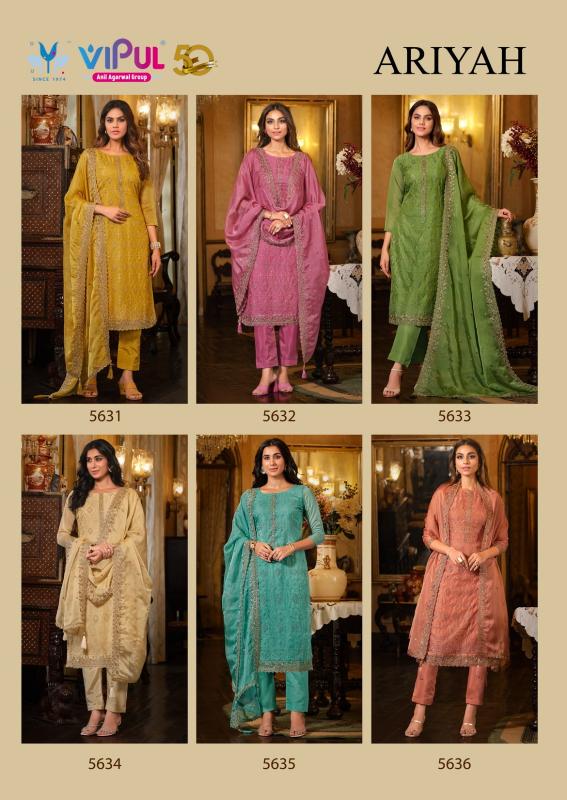 Vipul ARIYAH Dress Material Wholesale Catalog