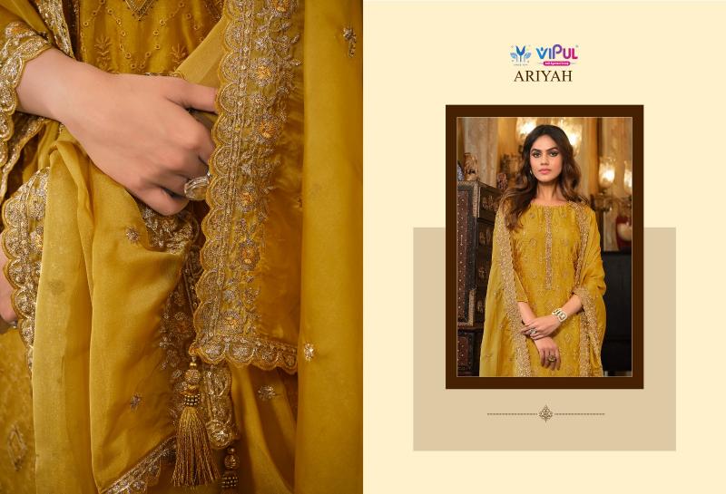 Vipul ARIYAH Dress Material Wholesale Catalog