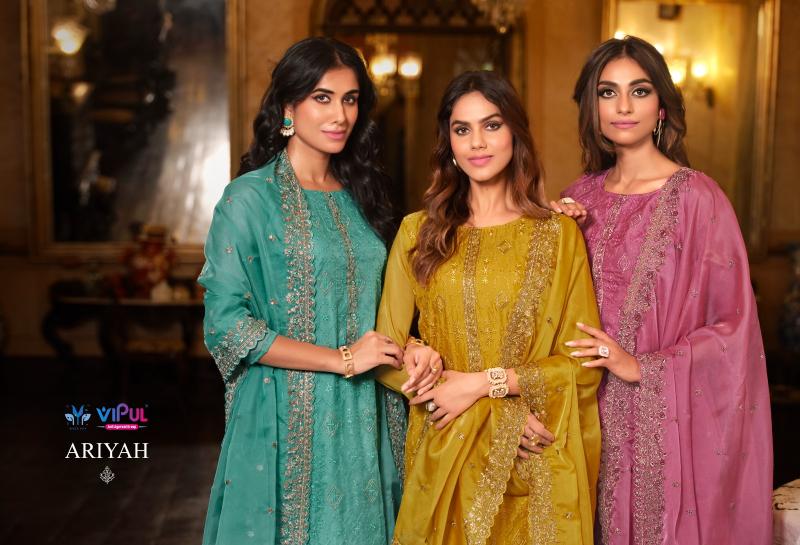 Vipul ARIYAH Dress Material Wholesale Catalog
