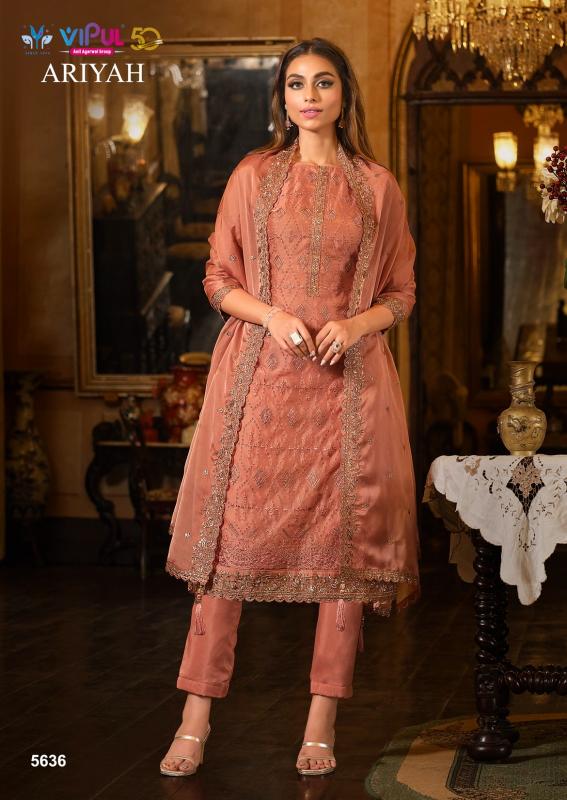 Vipul ARIYAH Dress Material Wholesale Catalog