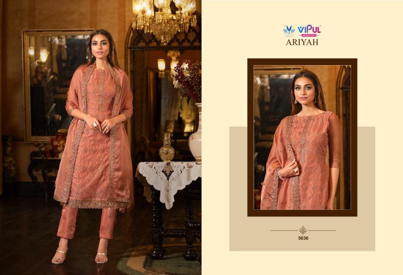 Vipul ARIYAH Dress Material Wholesale Catalog