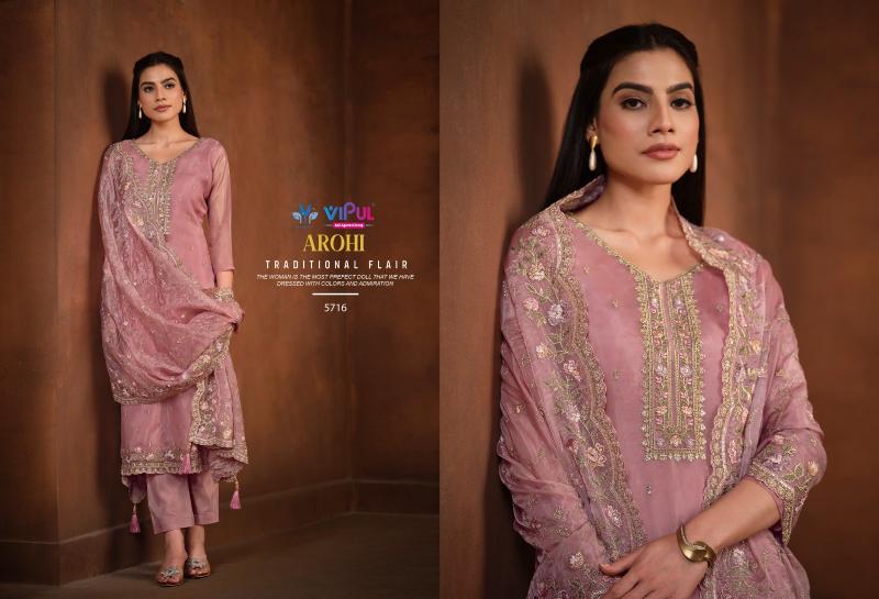 Vipul Arohi Dress Material Wholesale Catalog