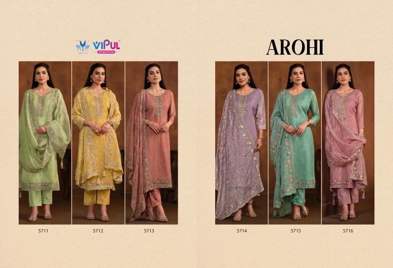 Vipul Arohi Dress Material Wholesale Catalog