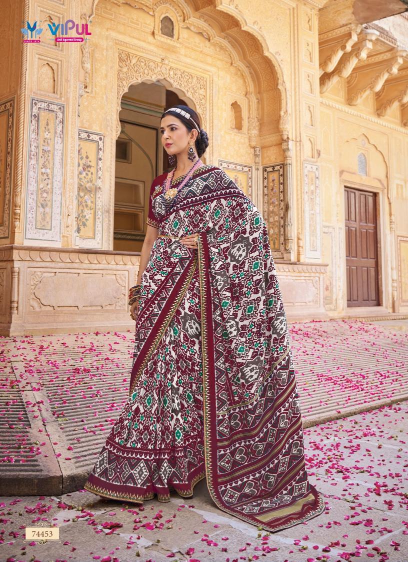 Vipul Aroma Silk Plus Vol 1 Surat Saree Wholesale Catalog