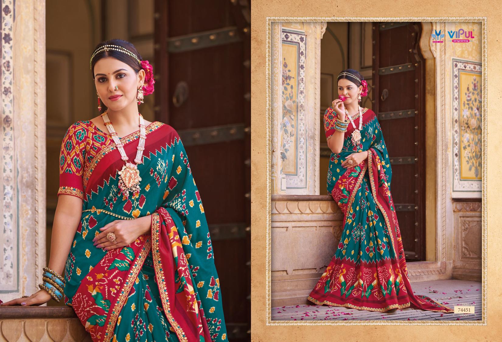 Vipul Aroma Silk Plus Vol 1 Surat Saree Wholesale Catalog