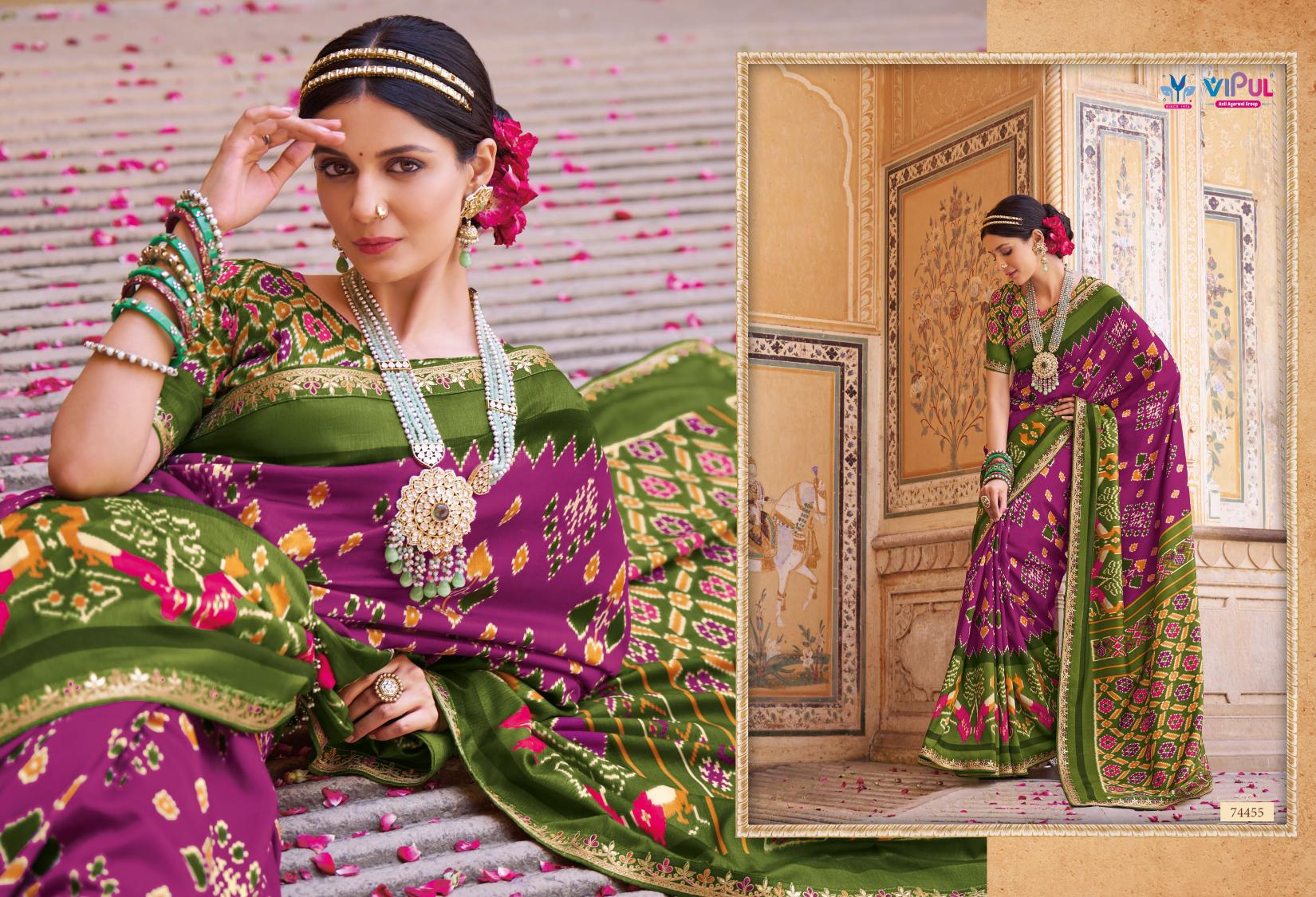 Vipul Aroma Silk Plus Vol 1 Surat Saree Wholesale Catalog