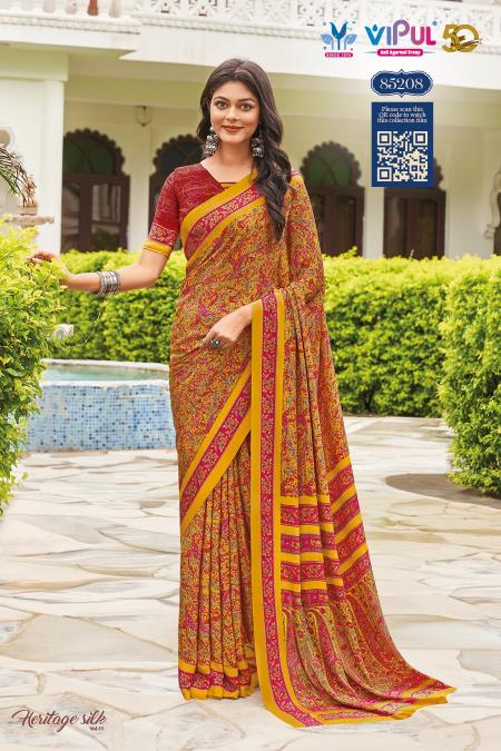 Vipul Heritage silk vol 11 Saree wholesale Catalog