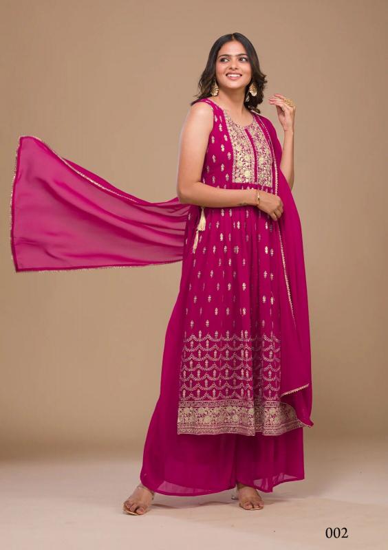 YD 002 Georgett Salwar Kameez Wholesale Catalog