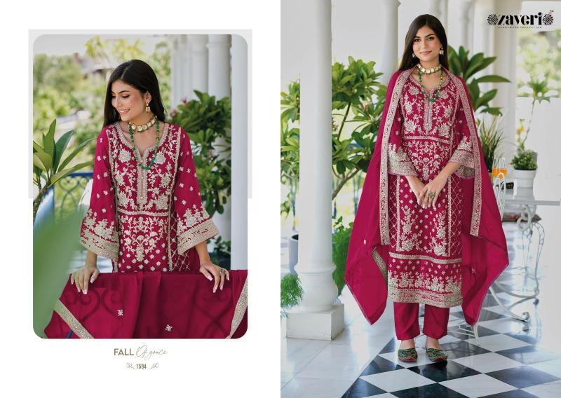 Zaveri Aanaya Color Edition Designer Ready Made Salwar Kameez Wholesale Catalog