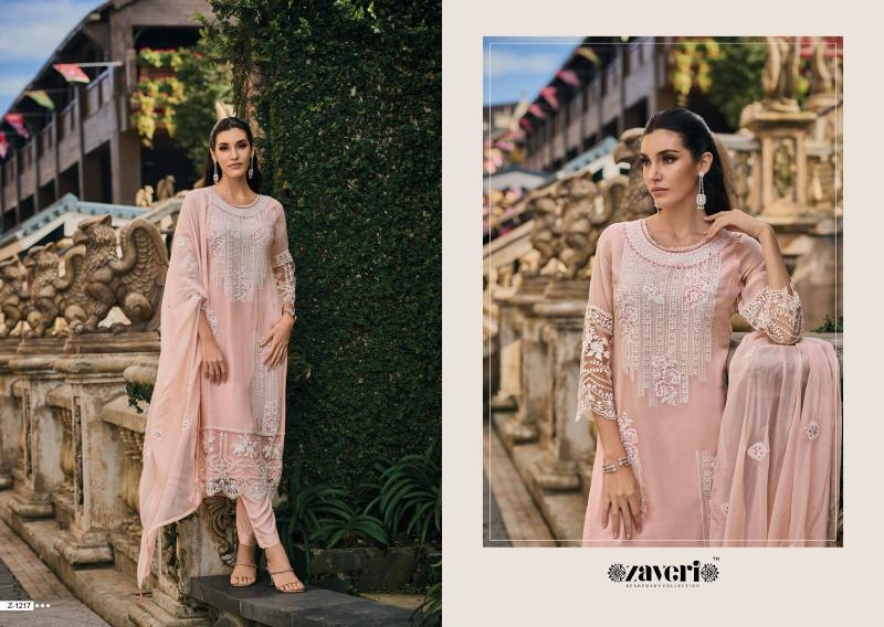 Zaveri Femina Ready Made Soft Organza Designer Salwar Kameez Wholesale Catalog