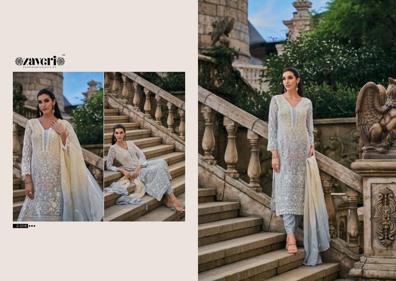 Zaveri Femina Ready Made Soft Organza Designer Salwar Kameez Wholesale Catalog
